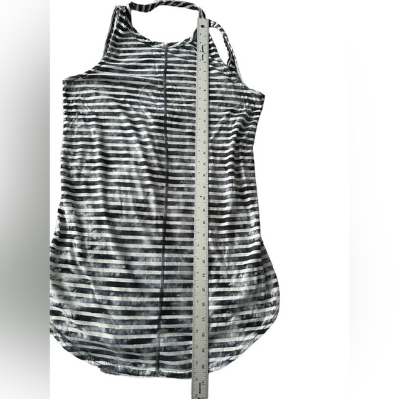 Vans long back cutout tank top striped gray tie-dye Medium - Picture 5 of 9